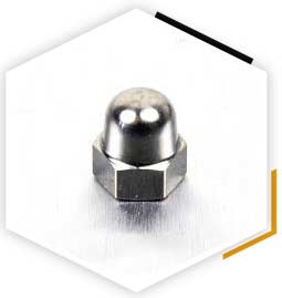 F467 Titanium Dome Nuts